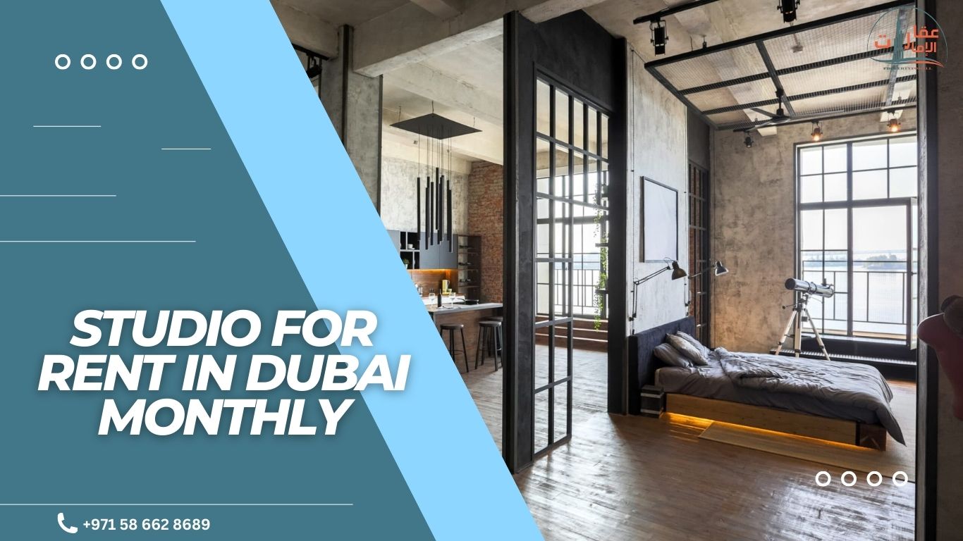 Studio for rent in Dubai monthly