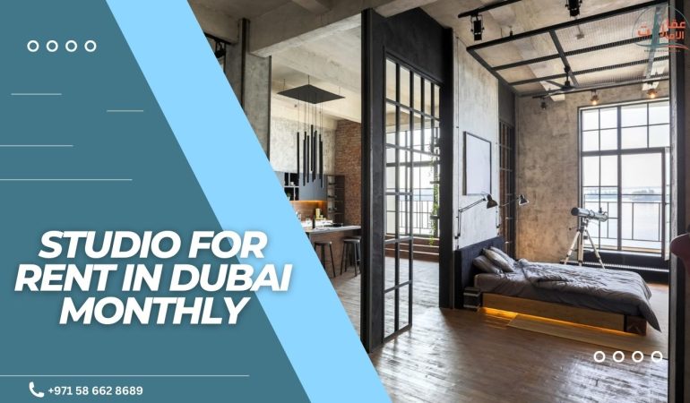 Studio for rent in Dubai monthly