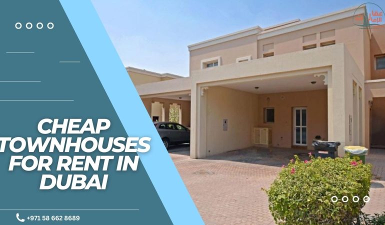 cheap townhouses for rent in dubai